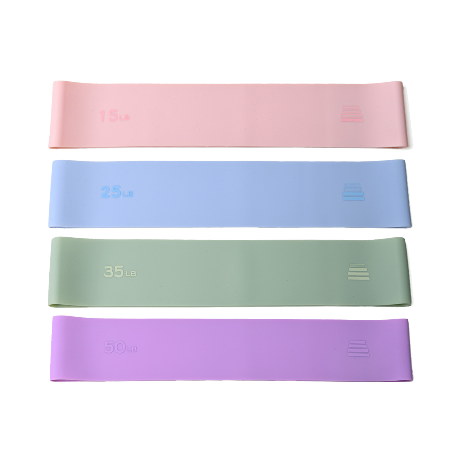 Pilates Yoga Kit - エクササイズ用ストレッチバンド、ワークアウト用レジスタンスバンド、理学療法、ピラティス、リハビリ、ストレッチ、筋力トレーニング、ヨガの初心者向けセット