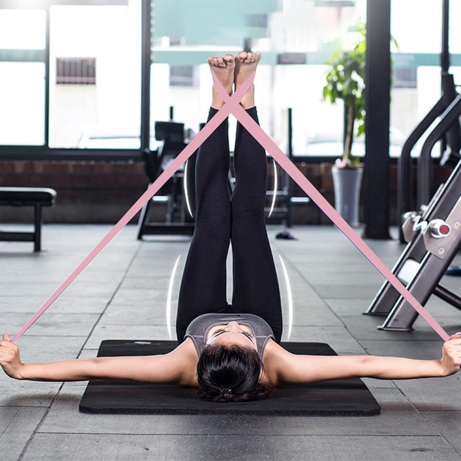 Pilates Yoga Resistance Ring - 新しいピラティスボールとリングセット ピラティスフィットネスリング レジスタンスラリーベルト ピラティスボール ヨガリングコンビネーション ホームトレーニング