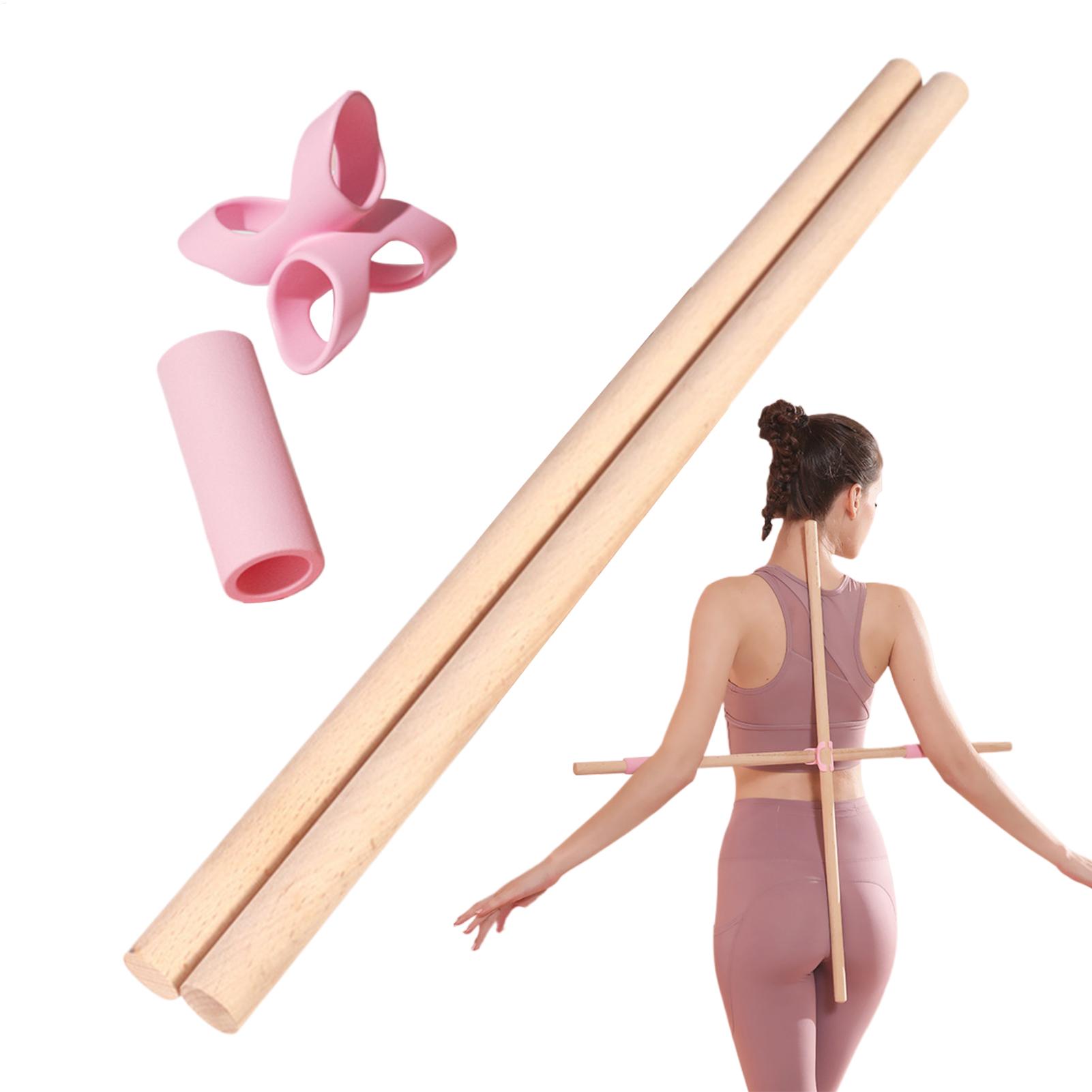Pilates Yoga Barı - ヨガスティック 2本セット ピラティス ストレッチポール 大人用 猫背矯正バー