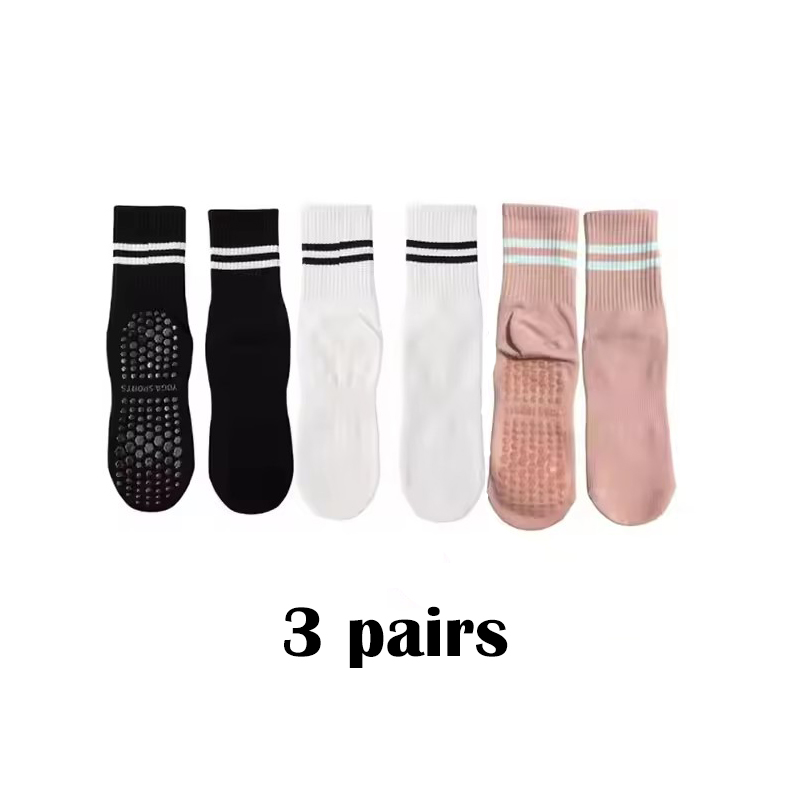 Pilates Yoga Barı - 3足組 女性用 ピラティス 室内用 滑り止め シリコン