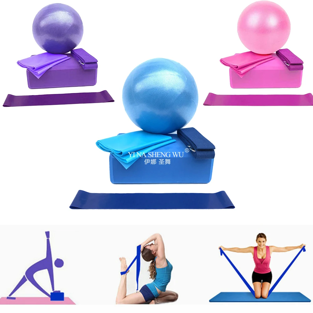 ヨガスターターキット 5 個セット ヨガ用品セット ブロック - Pilates Yoga Kit のレビューと価格