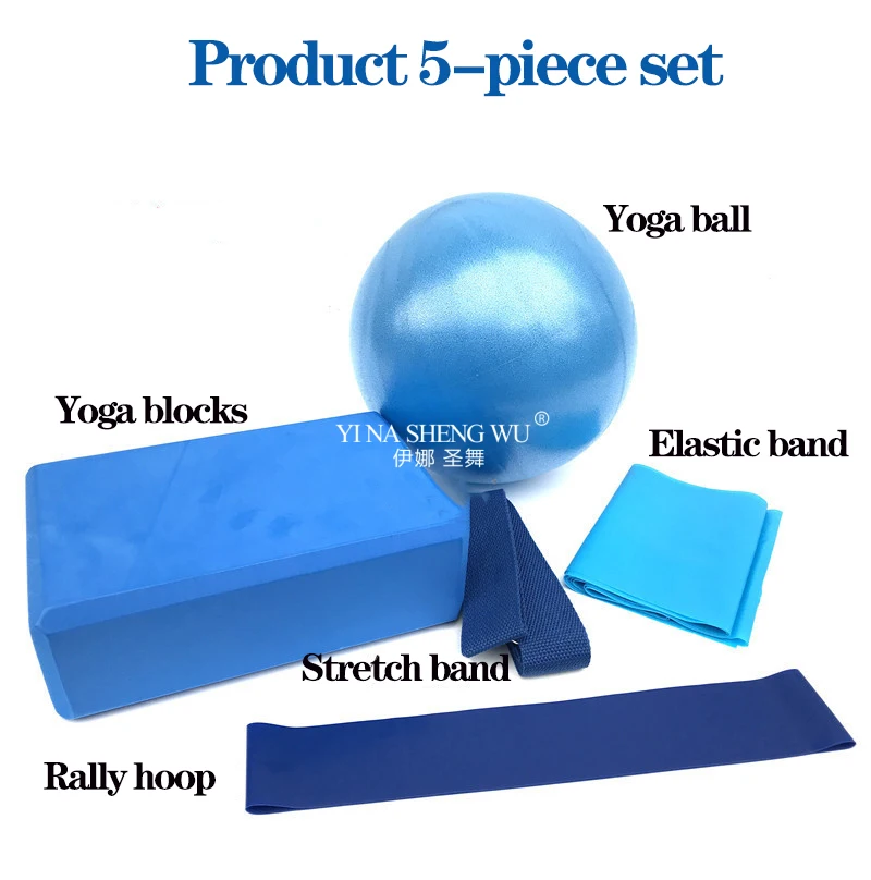 ヨガスターターキット 5 個セット ヨガ用品セット ブロック - Pilates Yoga Kit のレビューと価格