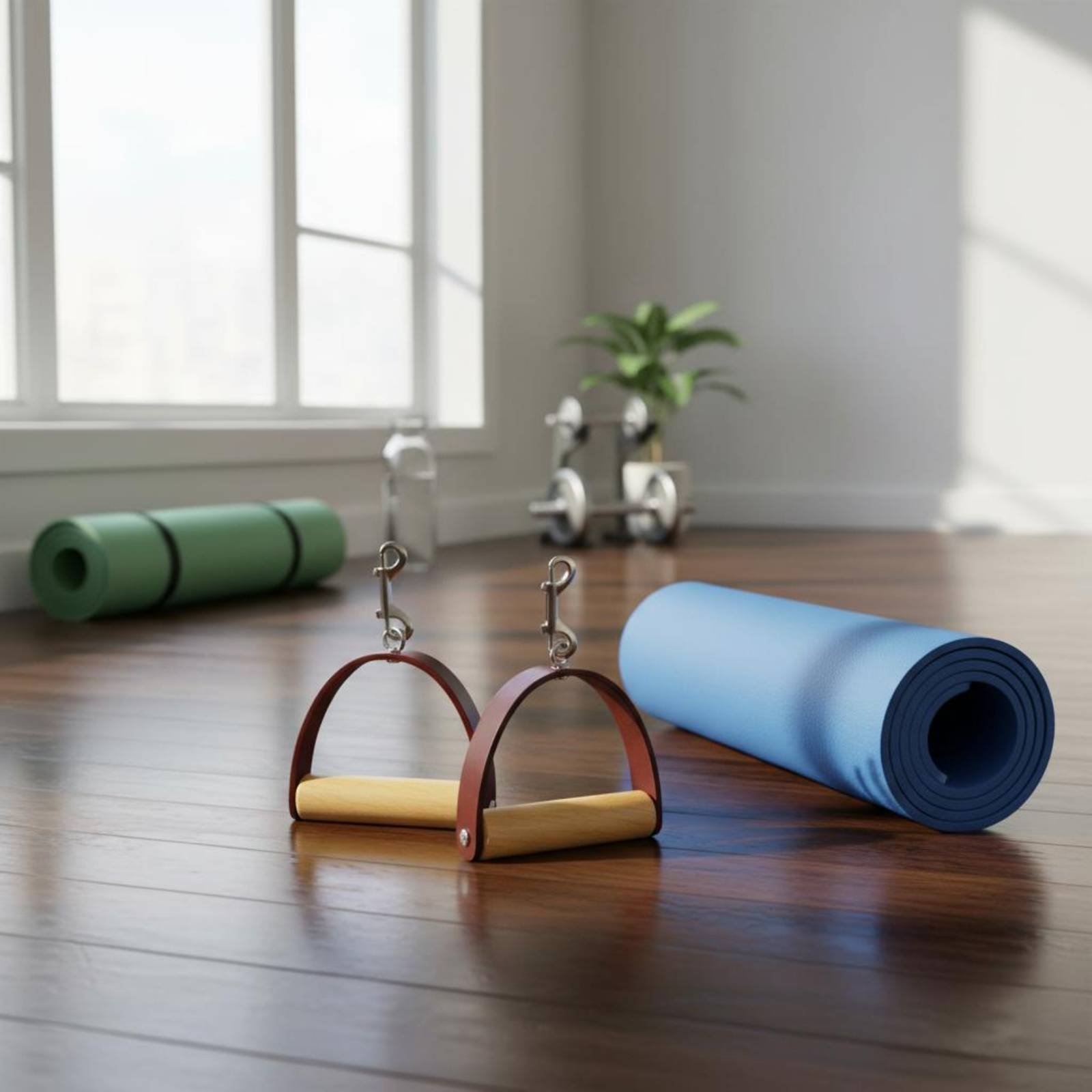 2ピースピラティスリフォーマーハンドル長持ちする金属クリップ - Pilates & Yoga Training Center のレビューと価格