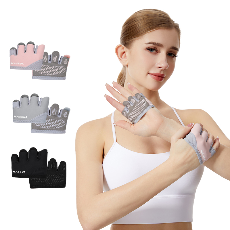フィットネス用フィンガーレスグローブ：ピラティスやエアリアル - Fitness Yoga Pilates のレビューと価格