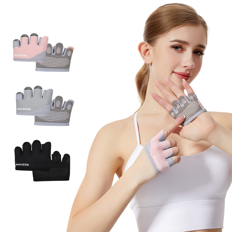 フィットネス用フィンガーレスグローブ：ピラティスやエアリアル - Fitness Yoga Pilates のレビューと価格