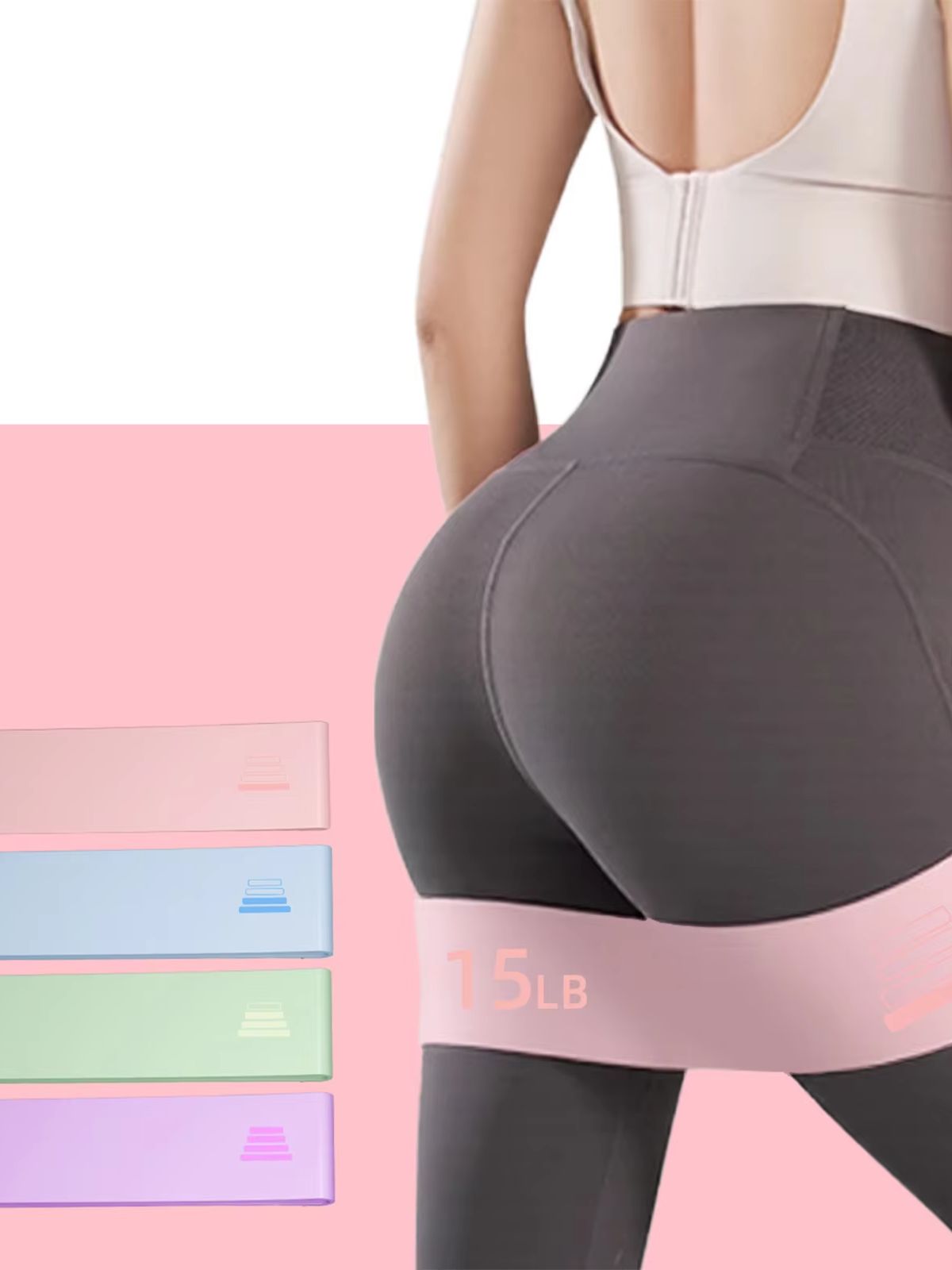 エクササイズ用ストレッチバンド、ワークアウト用レジスタンスバ - Pilates Yoga Kit のレビューと価格