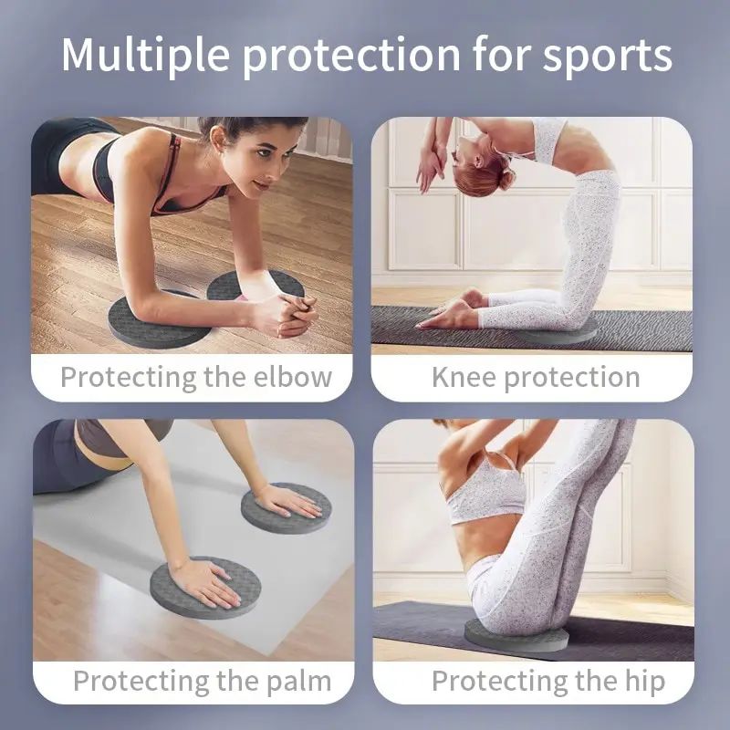 2パック ヨガ膝パッド ヨガ膝クッション 厚手エクササイズパ - Pilates Yoga Kit のレビューと価格