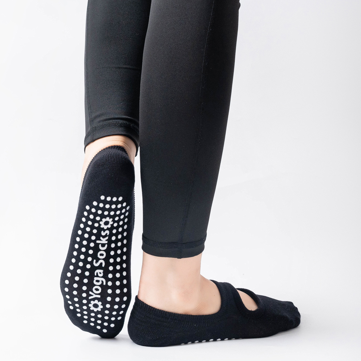 高品質の女性ヨガソックス滑り止め通気性バックレスピラティスソ - Fitness Yoga Pilates のレビューと価格