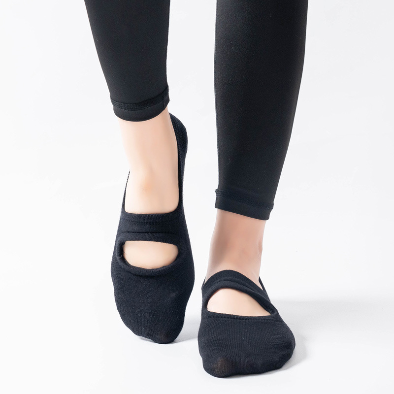 高品質の女性ヨガソックス滑り止め通気性バックレスピラティスソ - Fitness Yoga Pilates のレビューと価格