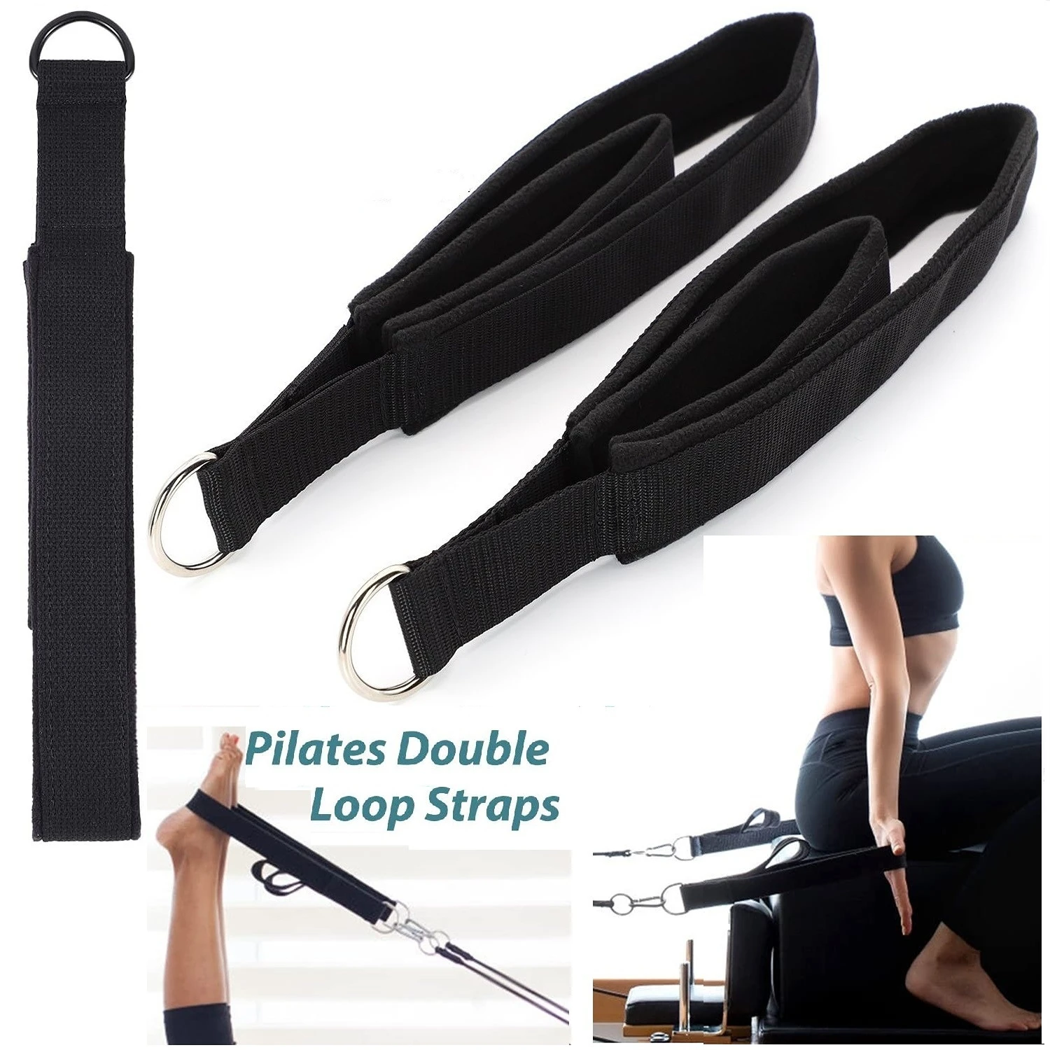 ダブルリング弾性ヨガピラティスベッドエクササイズアクセサリー - Pilates Yoga Resistance Ring のレビューと価格