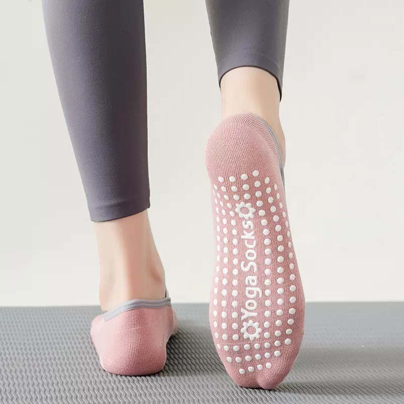 通気性タオル底ヨガソックス女性シリコーンノンスリップ包帯ピラ - Fitness Yoga Pilates のレビューと価格