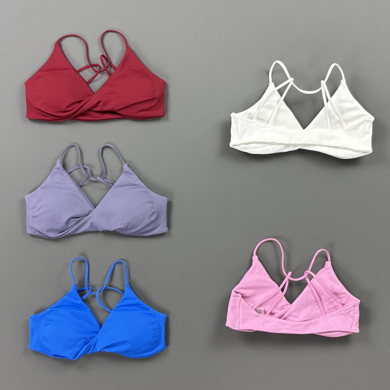 ビジョンウィメンズスポーツブラ Vネックツイストフロント細ス - Pilate Yoga Workout のレビューと価格