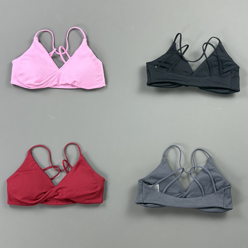 ビジョンウィメンズスポーツブラ Vネックツイストフロント細ス - Pilate Yoga Workout のレビューと価格