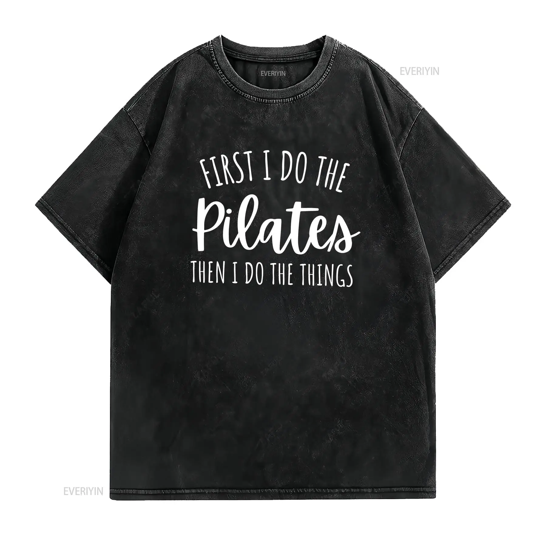 まずピラティスをする、そしてヨガをする Tシャツ ナマステ  - Pilates Yoga Instructor のレビューと価格