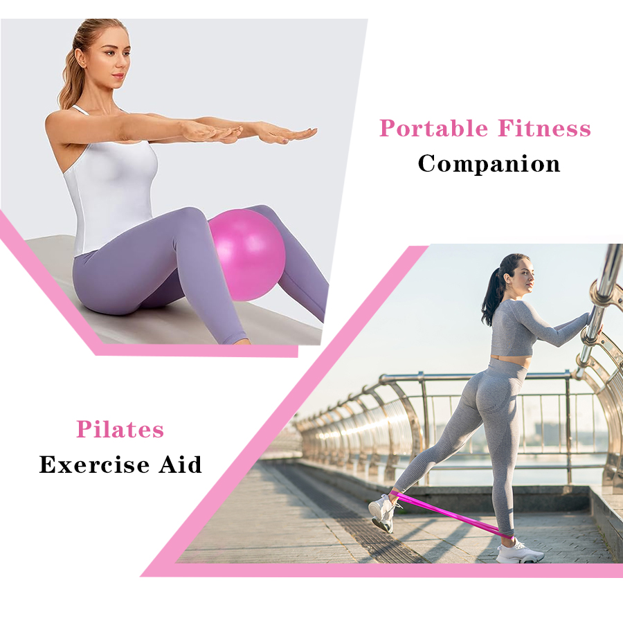 カスタマイズロゴ入り5点セットホームジムレジスタンストレーニ - Pilates Yoga Resistance Ring のレビューと価格