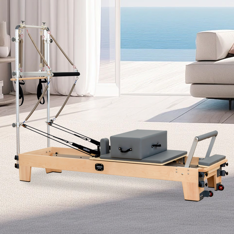 ピラティス リフォーマー ジム機器 木製素材 ツーインワン  - Pilates And Yoga Studio のレビューと価格