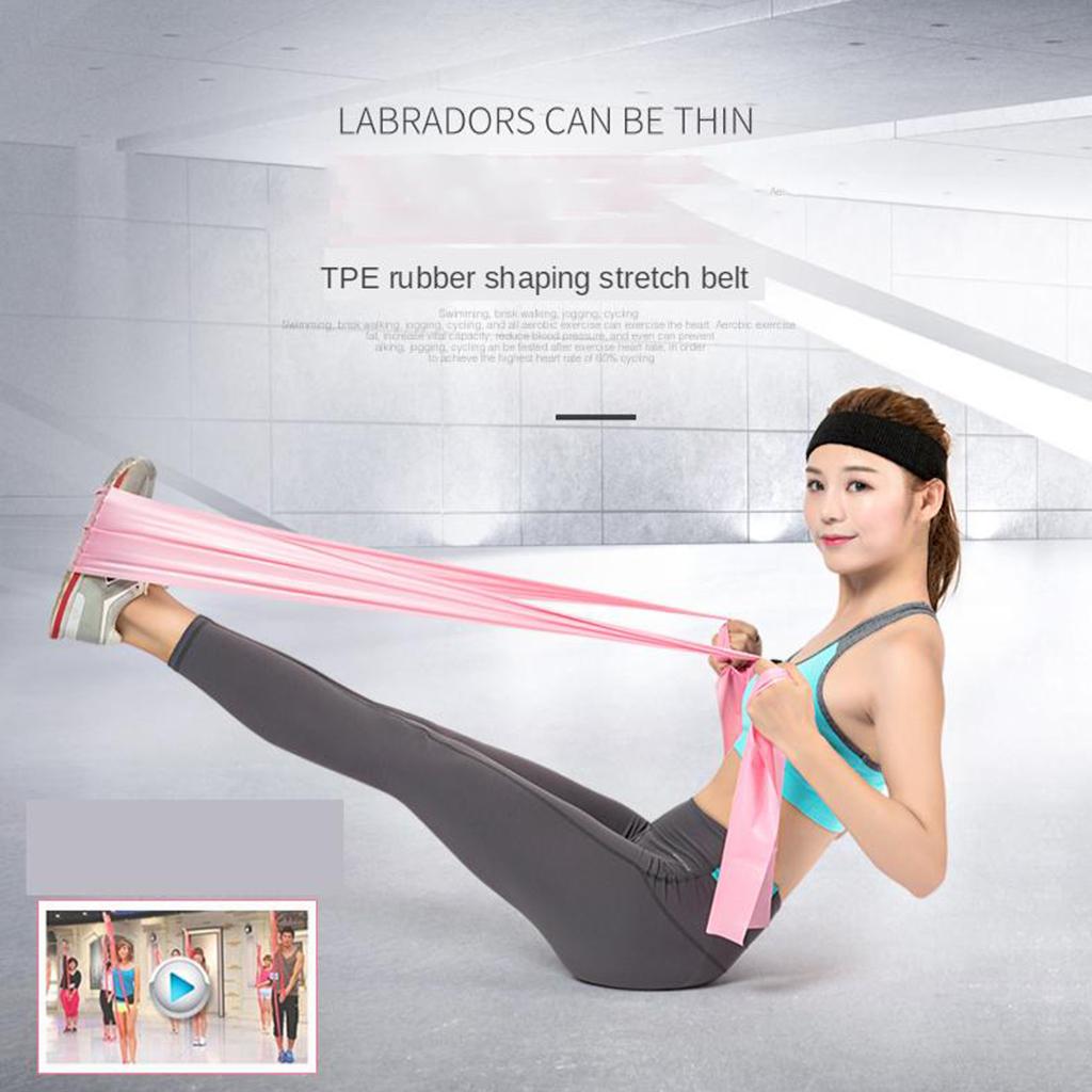 ロングストレッチエクササイズバンド TPEレジスタンスバンド - Pilates Yoga Kit のレビューと価格