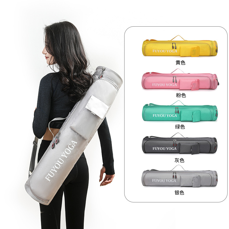 大容量ヨガマットバッグ軽量防水クロスボディジムバッグファッシ - Fitness Yoga Pilates のレビューと価格