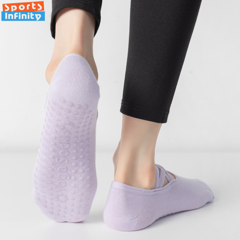 ファッションクロスストラップ背中の開いたヨガソックス女性アン - Fitness Yoga Pilates のレビューと価格