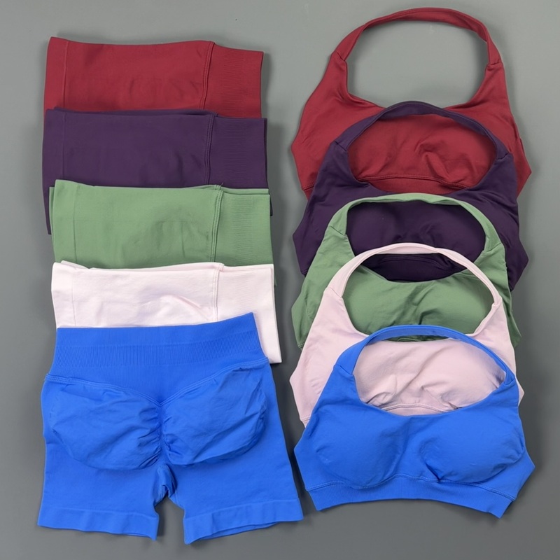 2ピース ヒステロ スポーツセット レディース シームレス  - Pilates Yoga Kit のレビューと価格