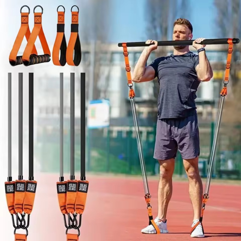 ピラティスバーキット 抵抗バンド付き 多機能ピラティスバー  - Pilates Yoga Barı のレビューと価格