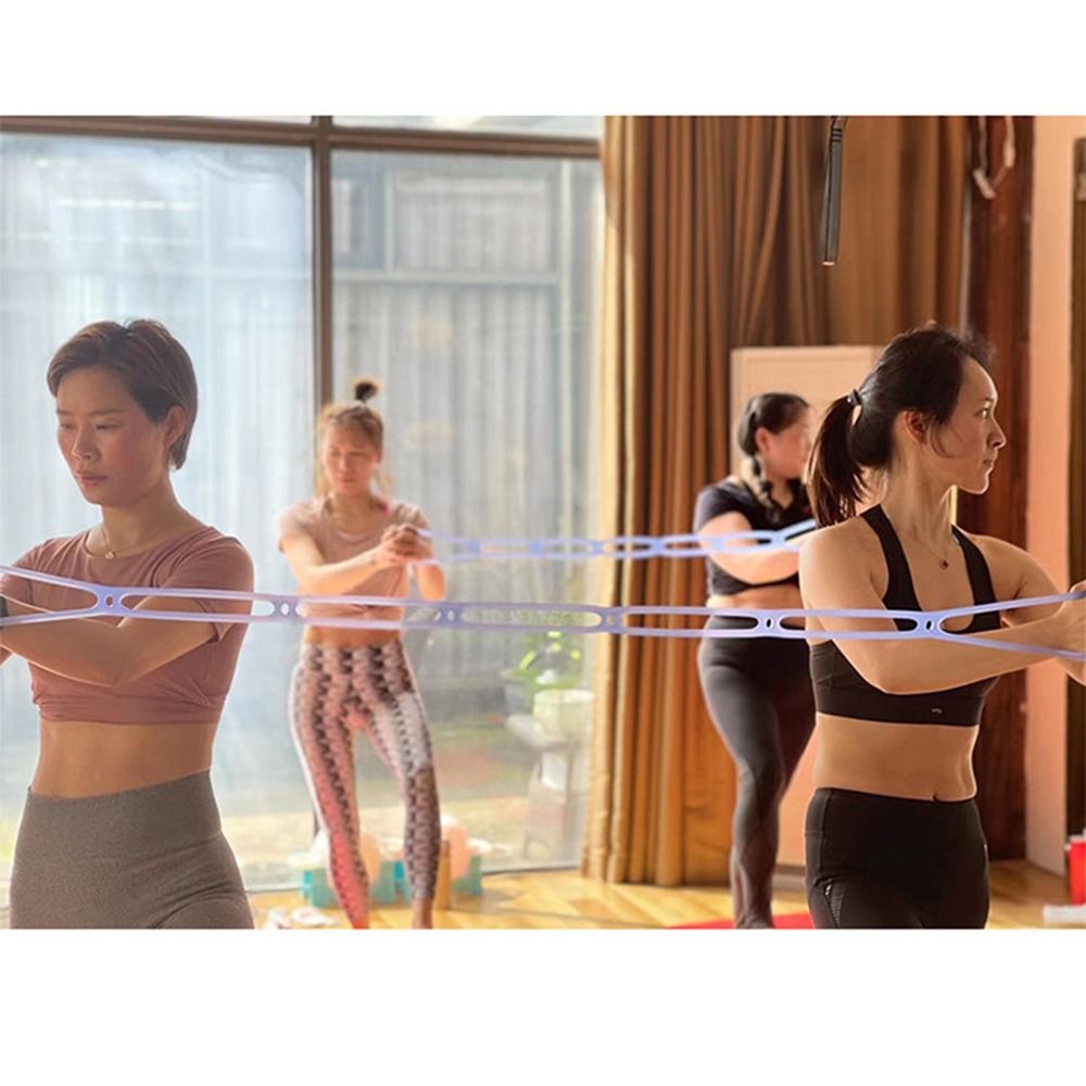 7リングフィジカルストレッチレジスタンスバンドポータブルサイ - Pilates Yoga Resistance Ring のレビューと価格
