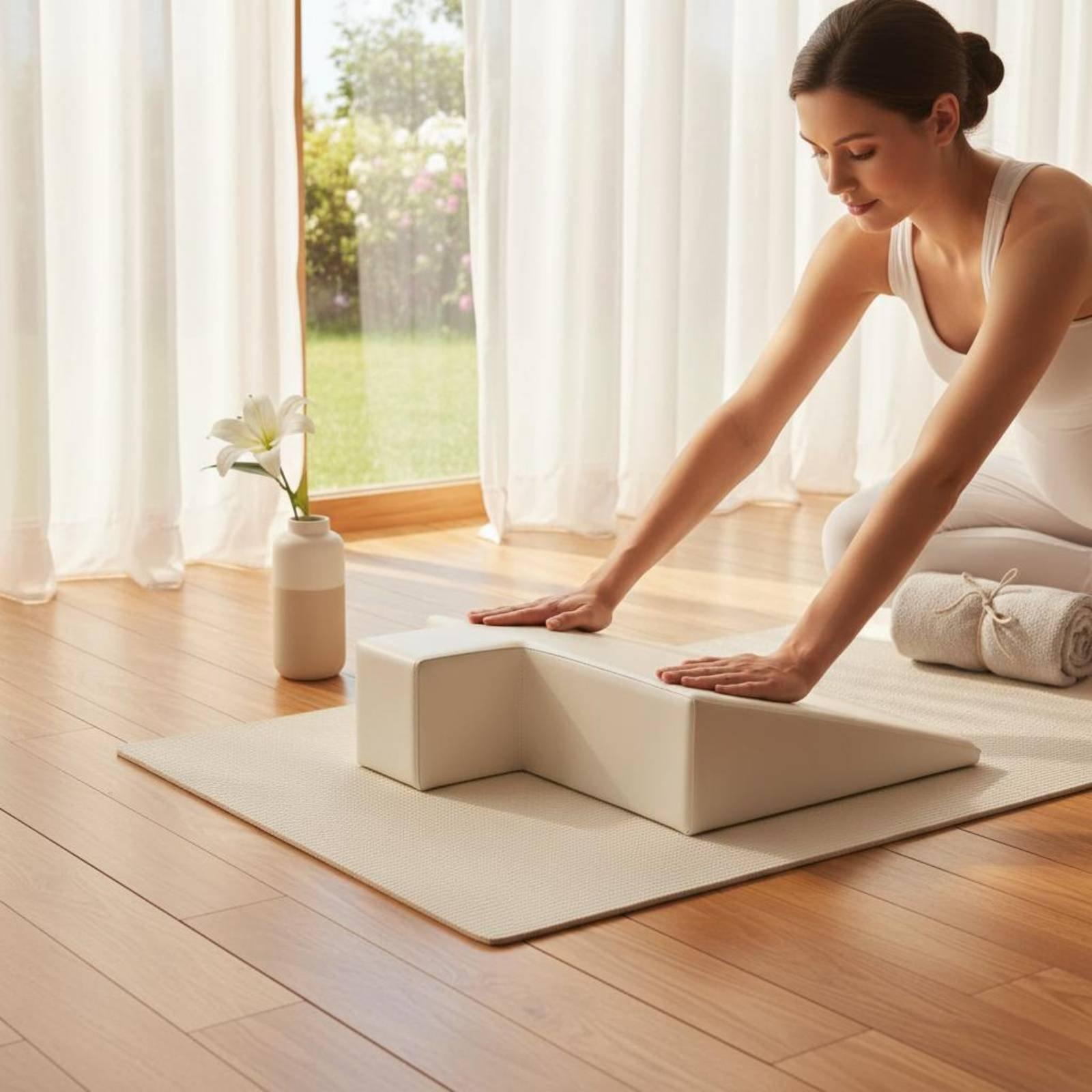 マタニティサポートクッション高密度フォームエクササイズピロー - Pilates & Yoga Training Center のレビューと価格