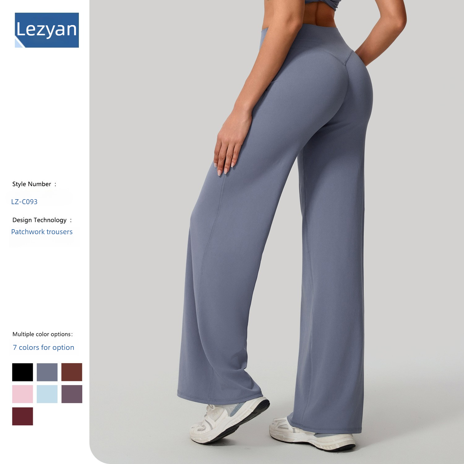 Lezyan ルーズソフトヨガワイドレッグパンツピラティスラ - Pilate Yoga Workout のレビューと価格